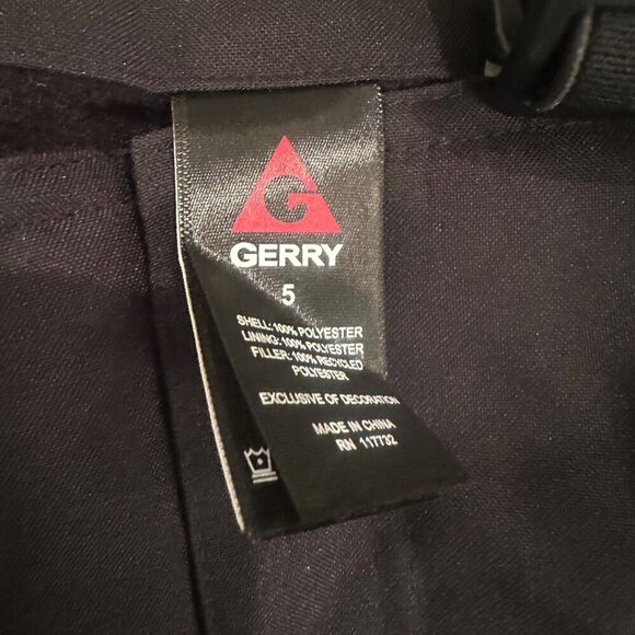 GERRY KIDS BLACK SNOW BIB OVERALLS SIZE 5 YOUTH - Picture 3 of 7